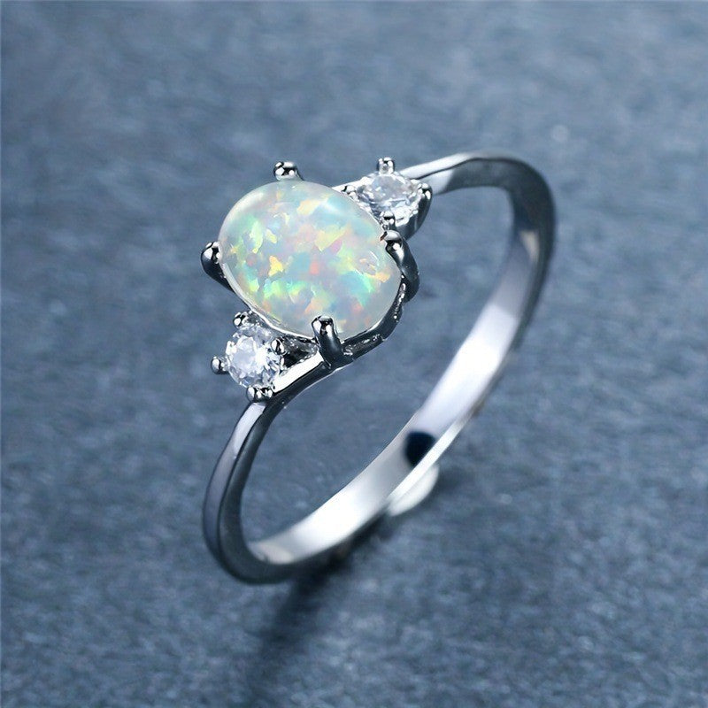 Opal Embrace Ring | White Gold Maya Henry Jewelry