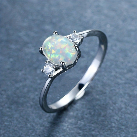 Opal Embrace Ring | White Gold Maya Henry Jewelry
