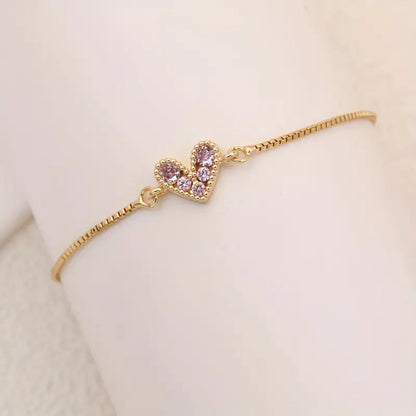 Blush Love Bracelet | Gold Maya Henry Jewelry