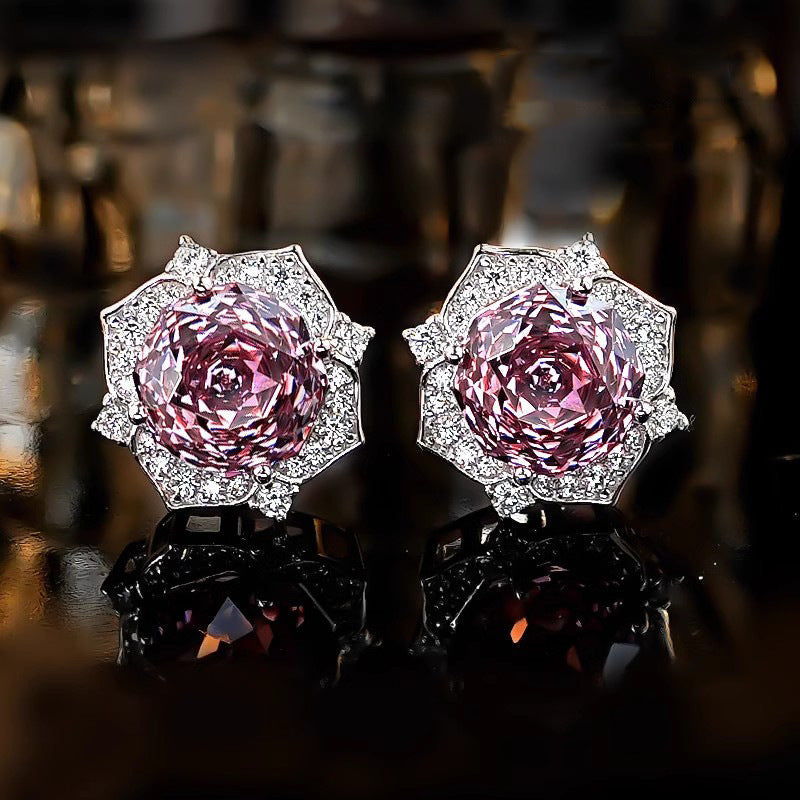 Amara Pinkdawn Set | White Gold Maya Henry Jewelry