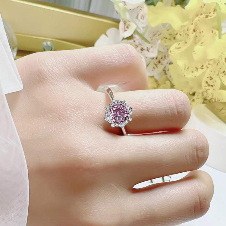 Amara Pinkdawn Set | White Gold Maya Henry Jewelry