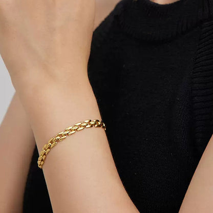 Timepiece Chain Bracelet | Gold Maya Henry Jewelry
