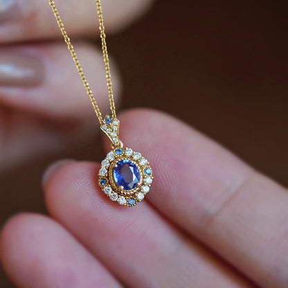 Celeste Royale Pendant Necklace | Gold Maya Henry Jewelry