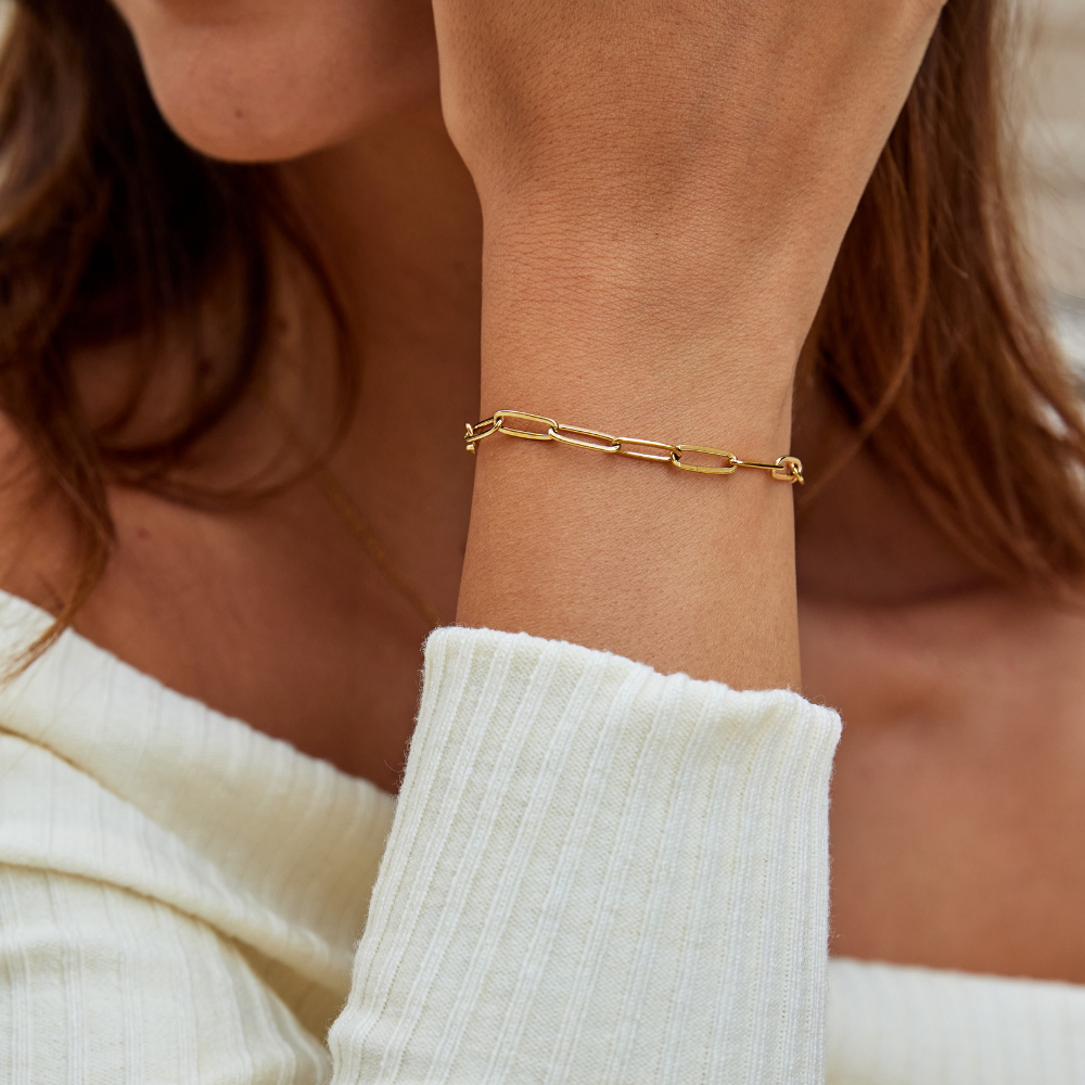 Clip Gold Bracelet Maya Henry Jewelry