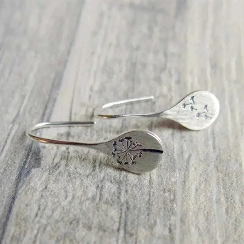 925 Sterling Silver Dandelion Earrings Maya Henry Jewelry