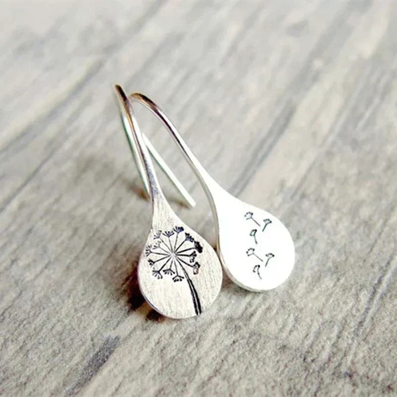 Vintage Silver Flower Earrings Maya Henry Jewelry