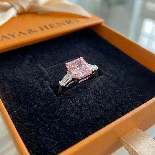 Pink Verve Ring | White Gold Maya Henry Jewelry
