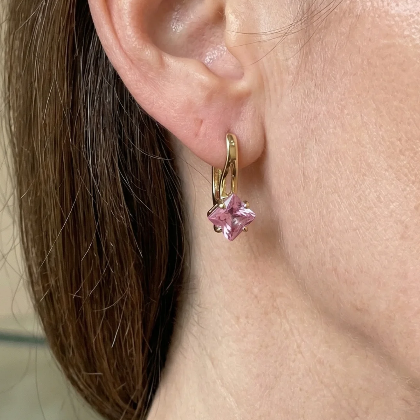 Rosaluxe Crownlight Earrings | Rose Gold Maya Henry Jewelry