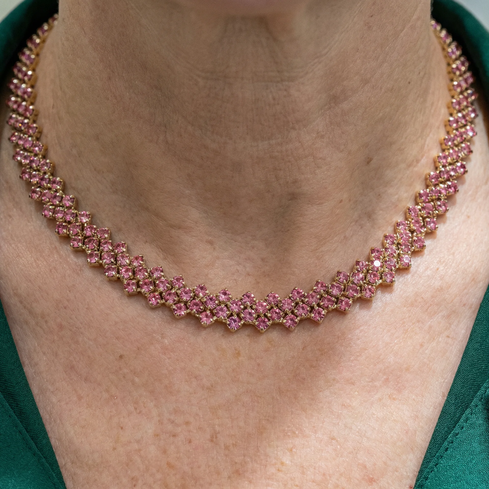 Rose Ember Line Necklace | Gold Maya Henry Jewelry