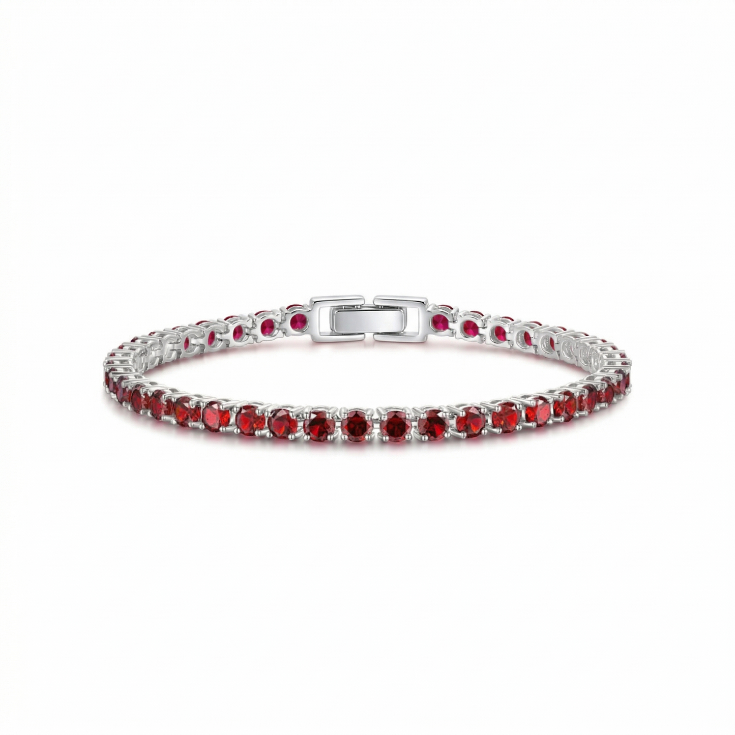 Ruby Tennis Bracelet | White Gold Maya Henry Jewelry