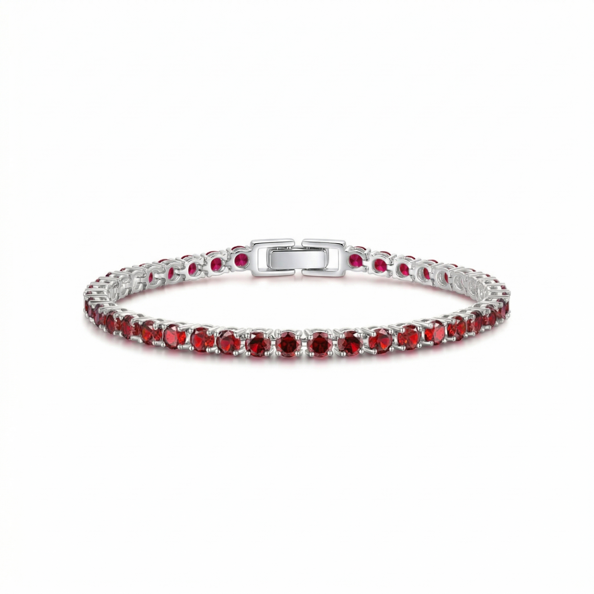 Ruby Tennis Bracelet | White Gold Maya Henry Jewelry