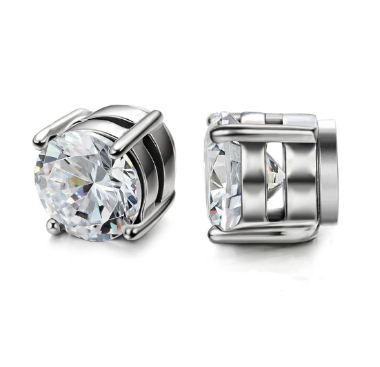 Destinee earrings | White Gold Maya Henry Jewelry