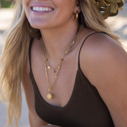 Funky Buddha Necklace | Gold Maya Henry Jewelry