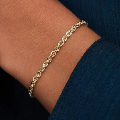 Twisted Chain Bracelet | Gold Maya Henry Jewelry