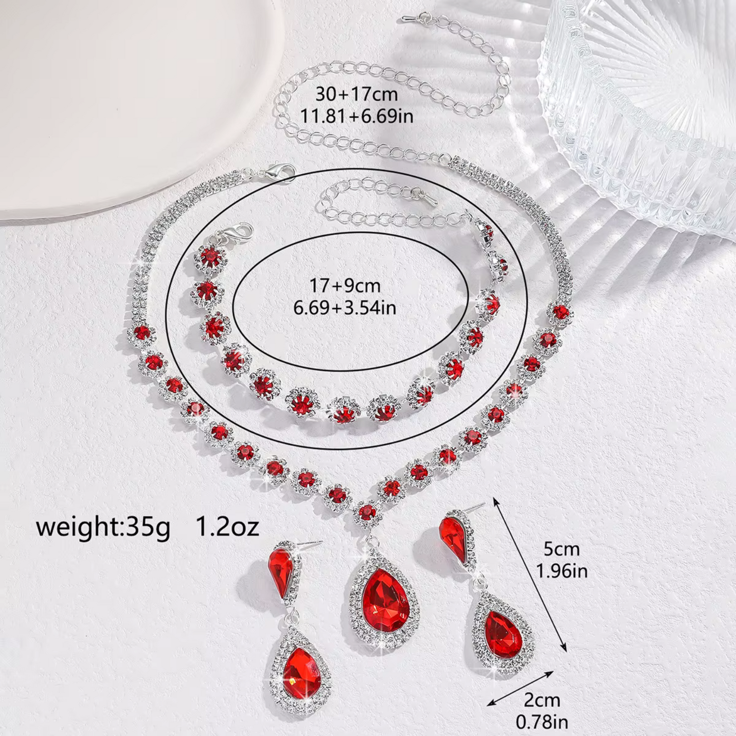 Three-Piece Floral Diamond Jewelry Set Maya Henry Jewelry
