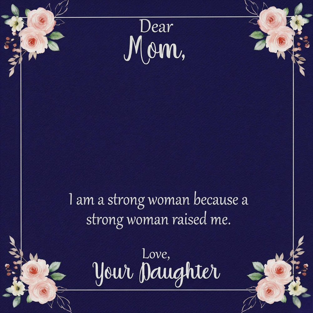 To My Mom - Strength Comes From You Necklace Maya Henry Jewelry