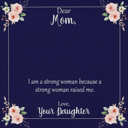 To My Mom - Strength Comes From You Necklace Maya Henry Jewelry