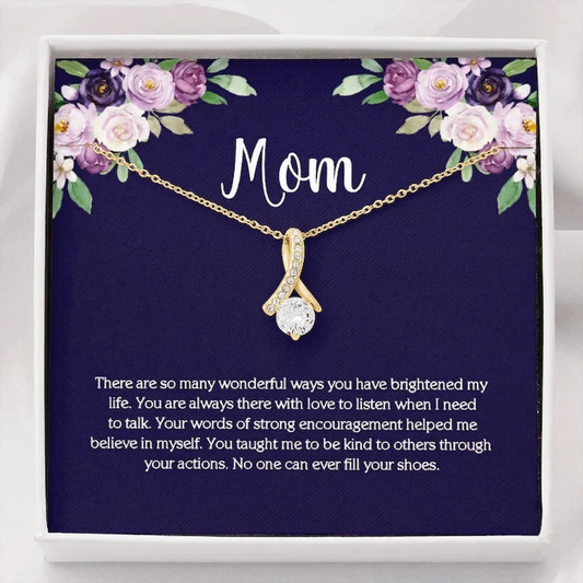 To My Mom - You Light Up My Life Necklace Maya Henry Jewelry