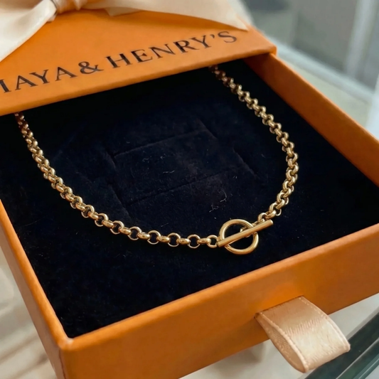 Unity Chain Necklace | Gold Maya Henry Jewelry
