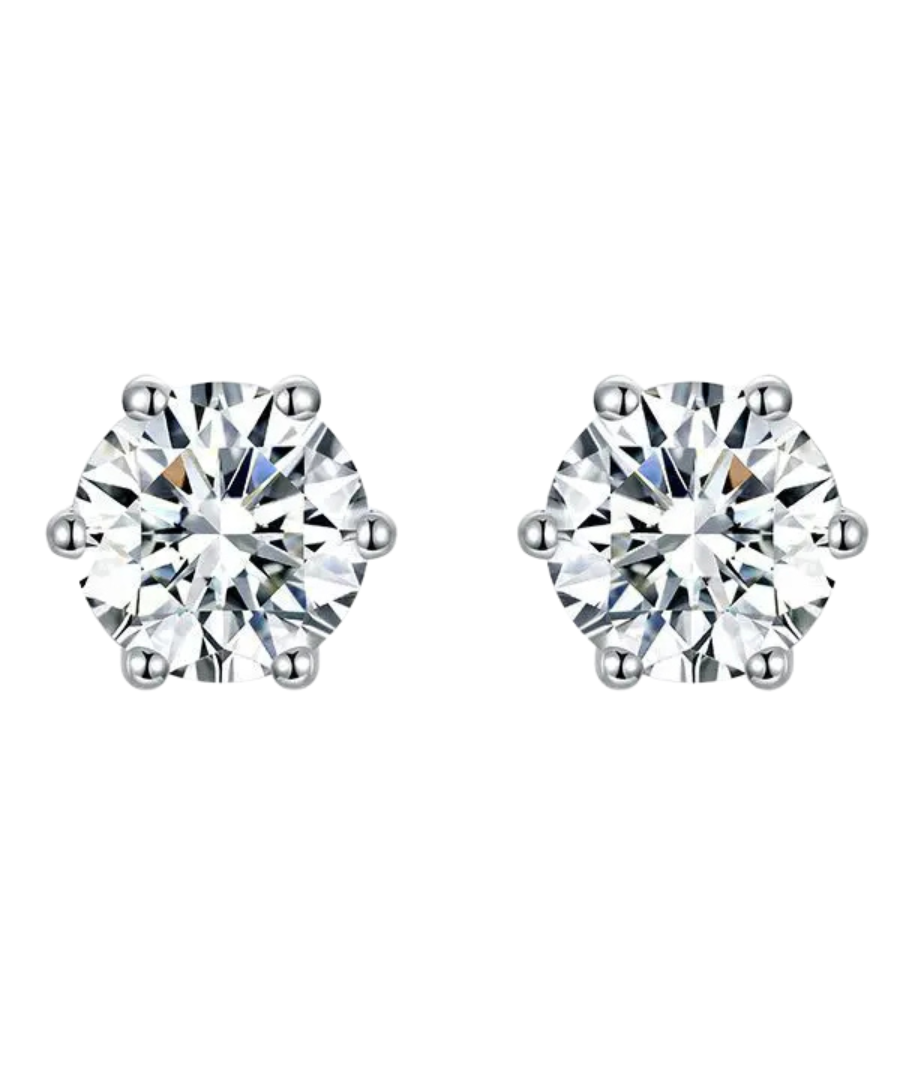 Destinee earrings | White Gold Maya Henry Jewelry