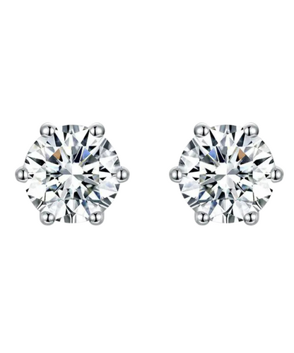 Destinee earrings | White Gold Maya Henry Jewelry