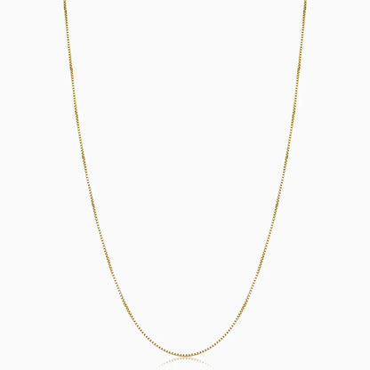 Bodega Box Necklace | Gold Maya Henry Jewelry