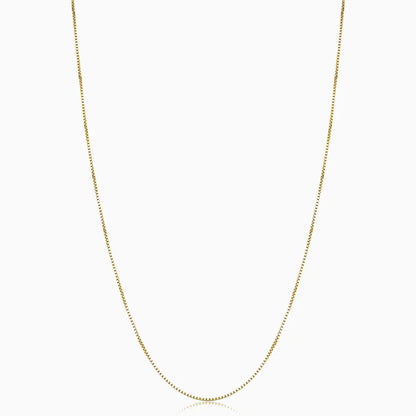 Bodega Box Necklace | Gold Maya Henry Jewelry