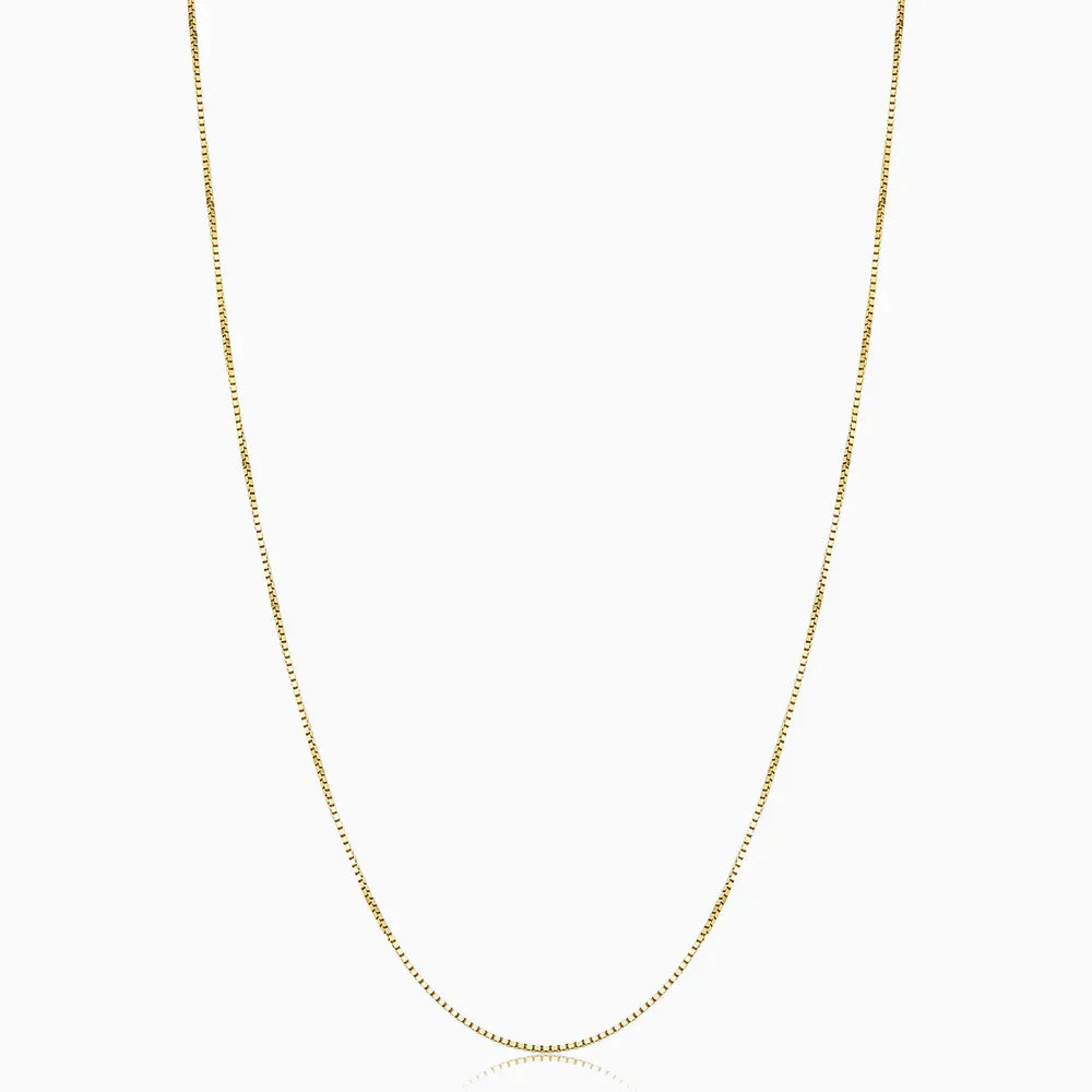 Bodega Box Necklace - Gold Maya Henry Jewelry
