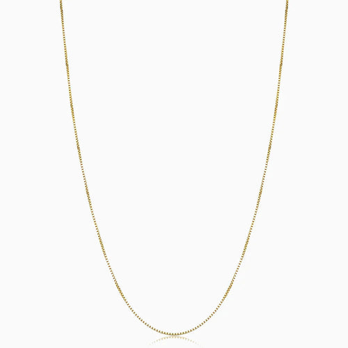 Bodega Box Necklace - Gold Maya Henry Jewelry