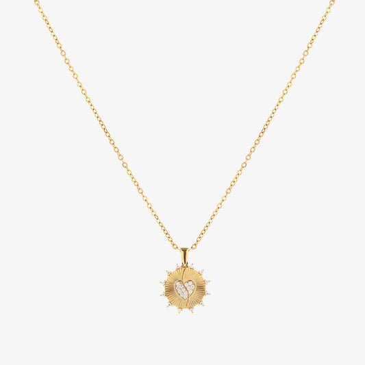 Sunray Love Necklace | Gold Maya Henry Jewelry