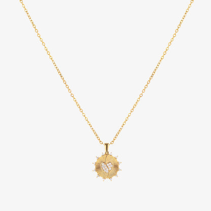 Sunray Love Necklace | Gold Maya Henry Jewelry