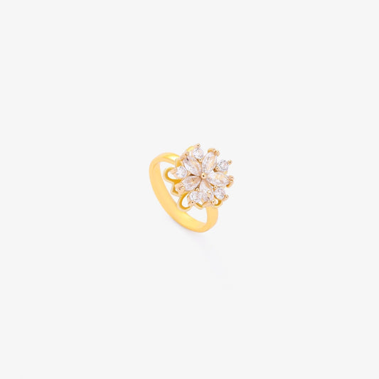 Flora Accent Spinning Ring | Gold Maya Henry Jewelry