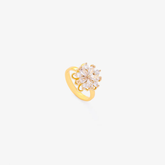 Flora Accent Spinning Ring | Gold Maya Henry Jewelry