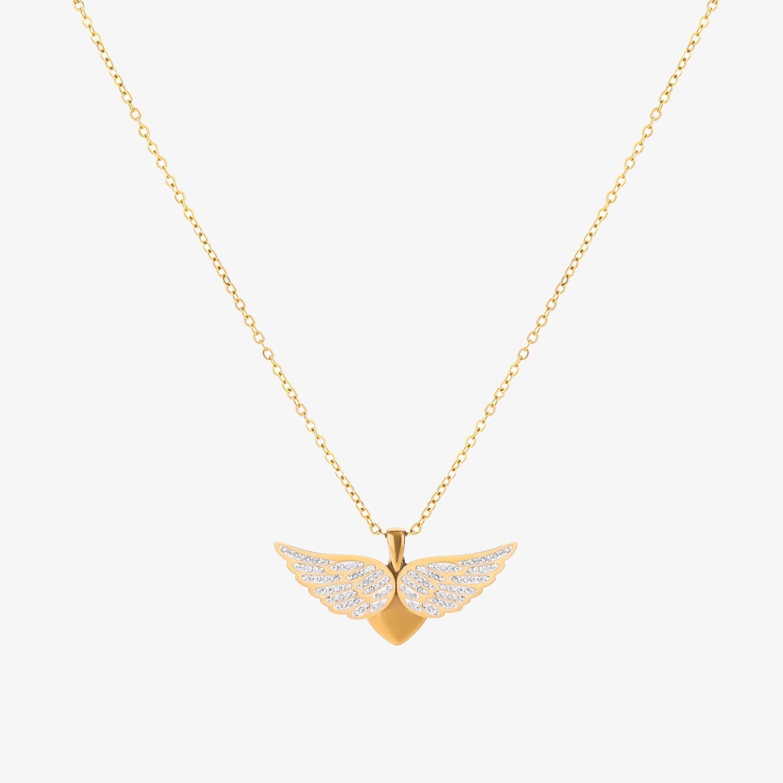 Soaring Angel Wings Necklace | Gold Maya Henry Jewelry