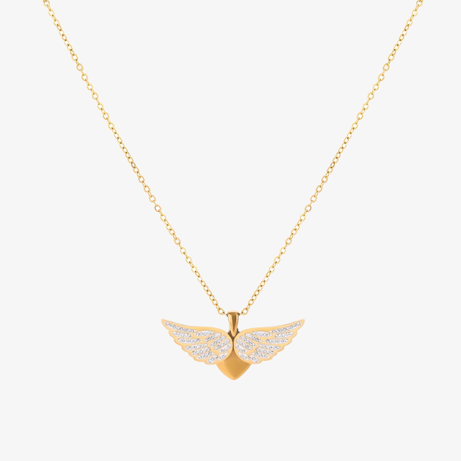 Soaring Angel Wings Necklace | Gold Maya Henry Jewelry
