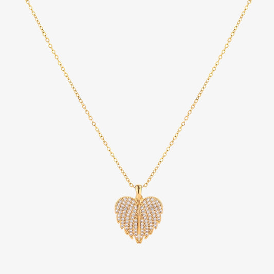 Angel Wings Necklace | Gold Maya Henry Jewelry