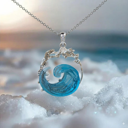 Azure Pledge Necklace | White Gold Maya Henry Jewelry