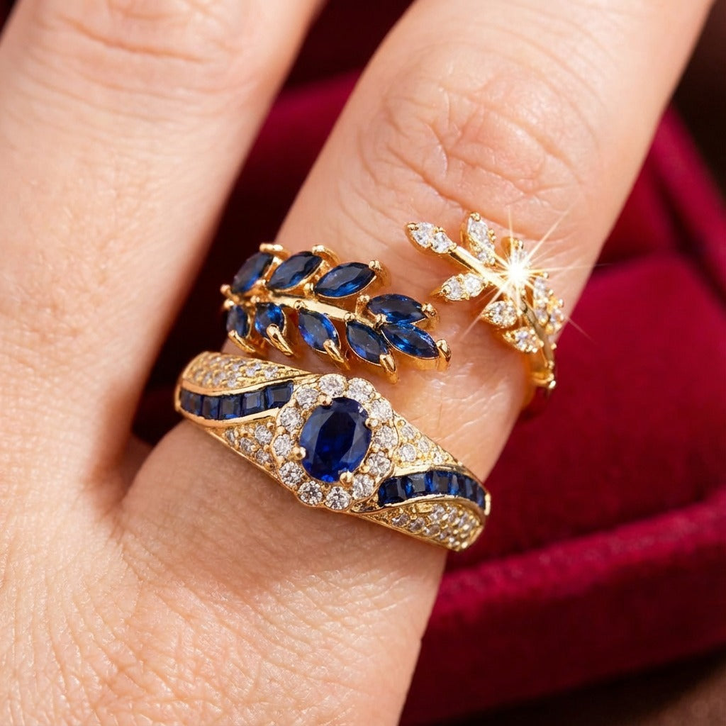 Avelisse Moraziel ringset | Gold Maya Henry Jewelry