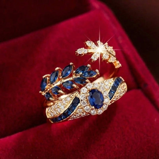 Avelisse Moraziel ringset | Gold Maya Henry Jewelry