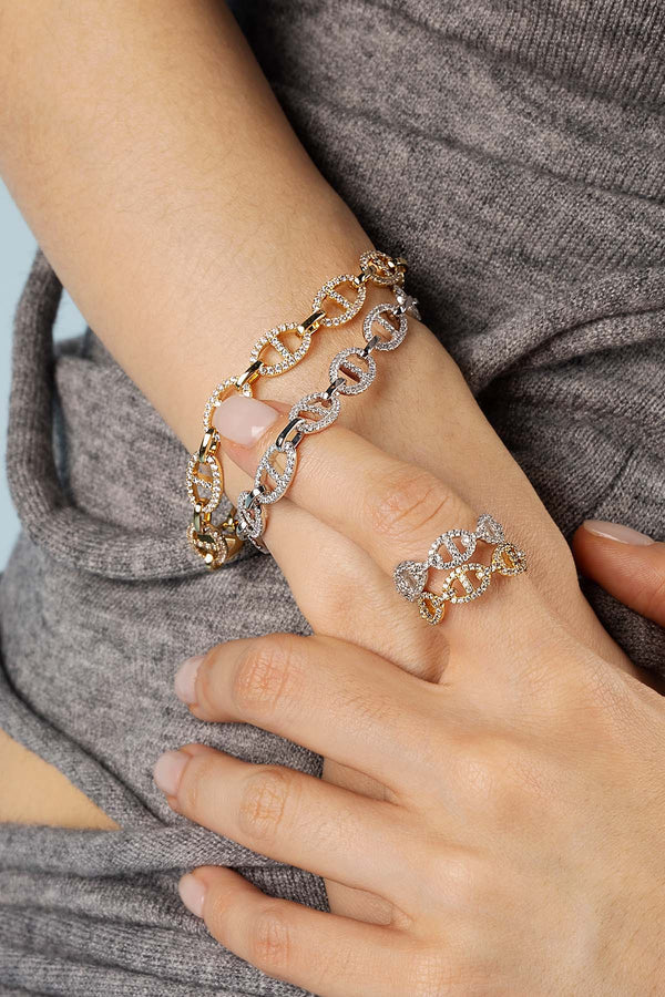 Isla Marina Bracelet | White Gold Maya Henry Jewelry