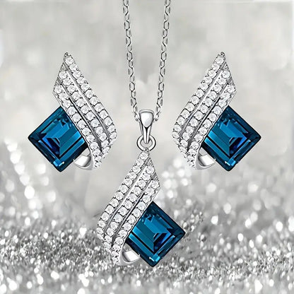 Brienne Solazure Jewelry Set | White Gold Maya Henry Jewelry