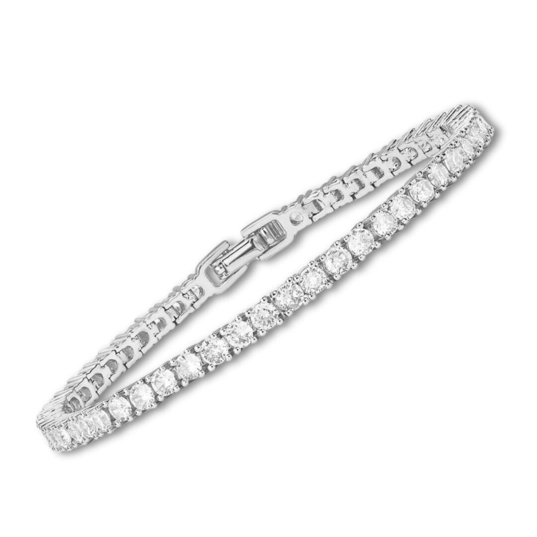 Moissanite Tennis Bracelet | White Gold Maya Henry Jewelry