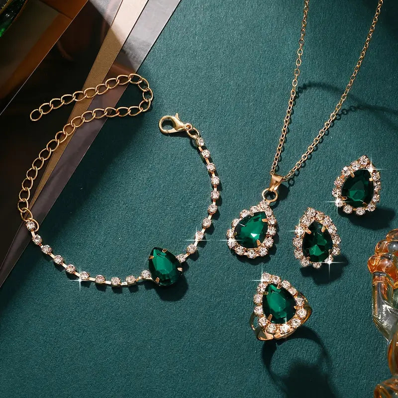 Elisandre Vermont Jewelry Set | Gold Maya Henry Jewelry