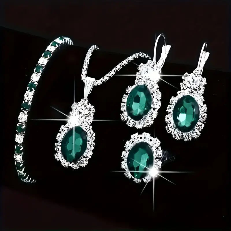 Seloria Grevalyn Jewelry Set | White Gold Maya Henry Jewelry