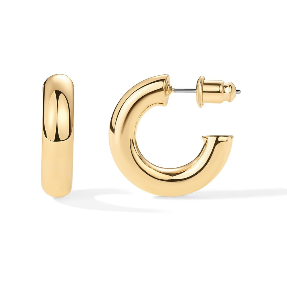 Stardust Hoop Earrings | Gold Maya Henry Jewelry