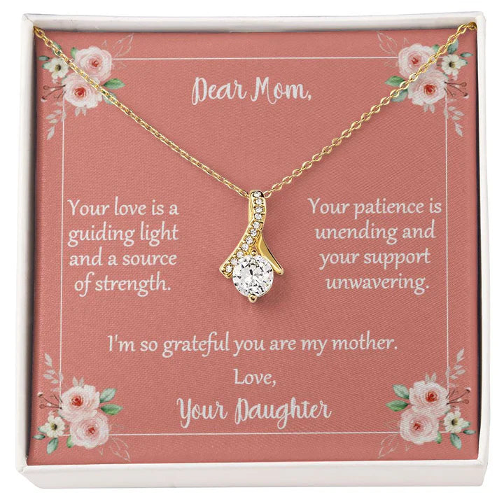 To My Mom - Guiding Light Love Necklace Maya Henry Jewelry