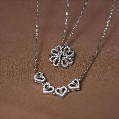 Amora Quadrifolia Necklace | White Gold Maya Henry Jewelry