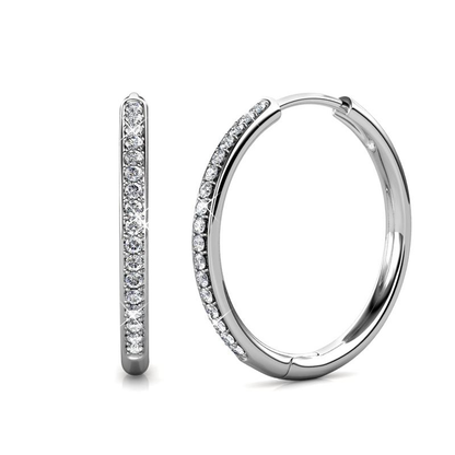 Sorel Pave Earrings | Gold Maya Henry Jewelry