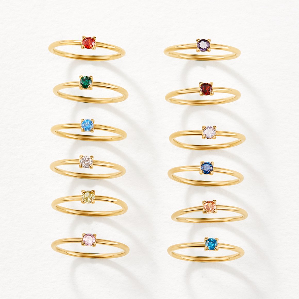 Birthstone Rings Maya Henry Jewelry