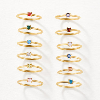 Birthstone Rings Maya Henry Jewelry